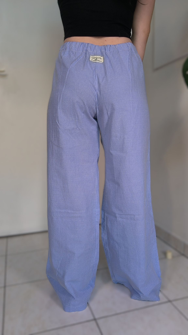 Pantalon bleu motifs - Taille 1