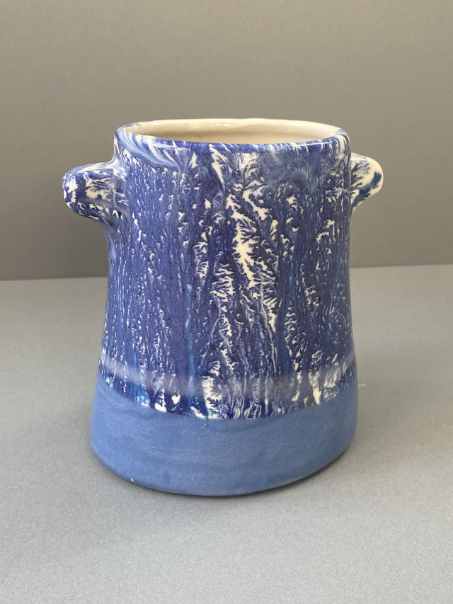 Blue Utensil Pot