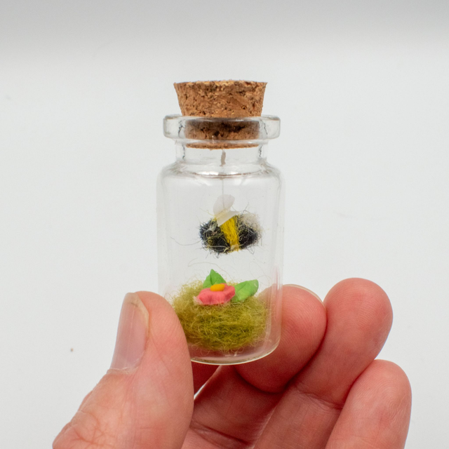 Micro Bee in a Bottle