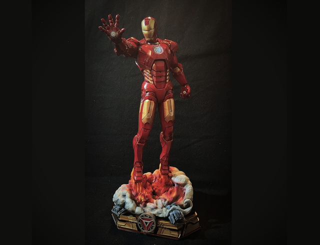 Statue IRON MAN Mark II série movie