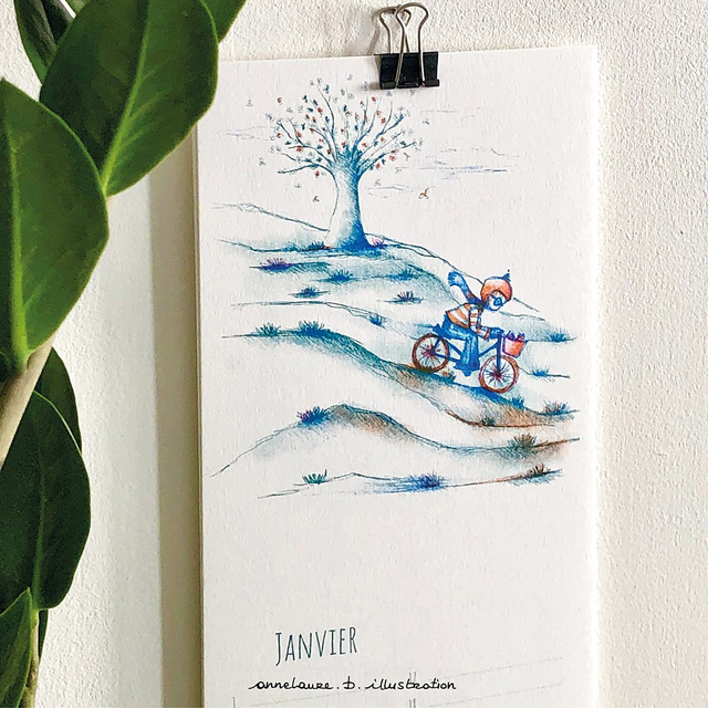 Calendrier perpétuel pour histoire d'amour intemporelle