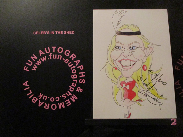 Nicole Faraday Limited Edition A4 Authentic Autographed Caricature (2)