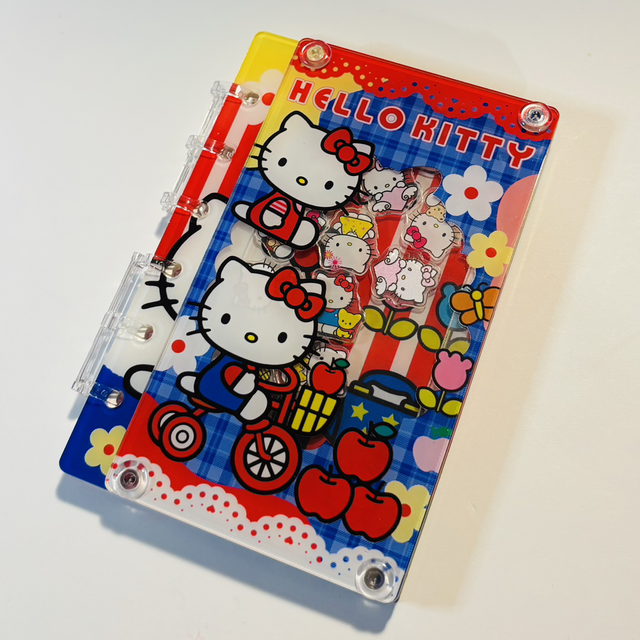 Acrylic Shaker Hello Kitty Notebook