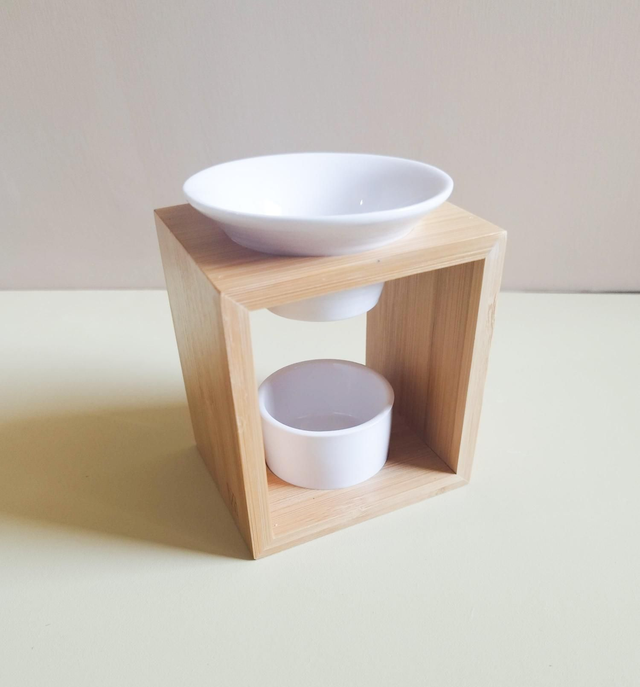 Brûle parfum "Arina" blanc