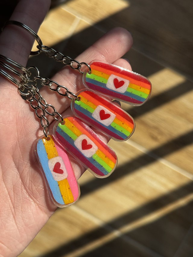 Plasterek LGBTQIA+ - breloczek
