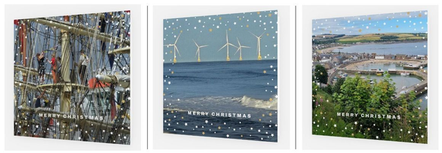 Pack of Six (mixed) Christmas Cards (2 of each or all the same) incl. envelopes