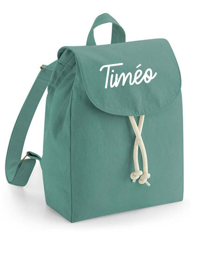 Sac à dos enfant Sage Green à personnaliser