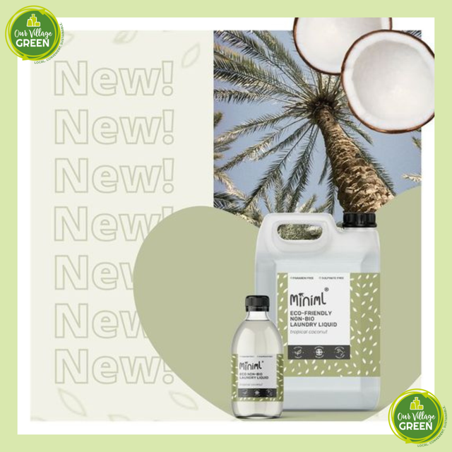 Pre-filled 5L container of Non-Bio Laundry Liquid (Fresh Linen or Tropical Coconut)