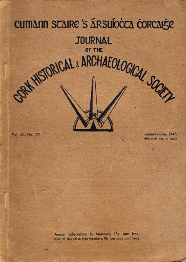 Journal of the Cork Historical and Archaeological Society Vol. LIII No. 177 (1948)