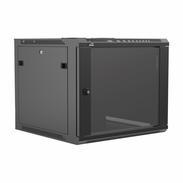 CAYMON Rack 19&quot; Wallmount 9U 600 (dos amovible) - Noir