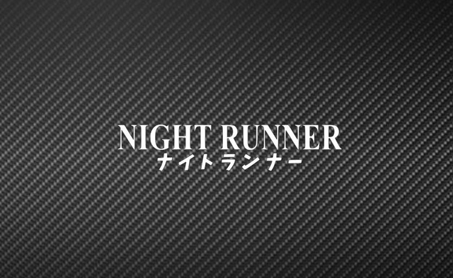 Stickers NIGHT RUNNER JDM