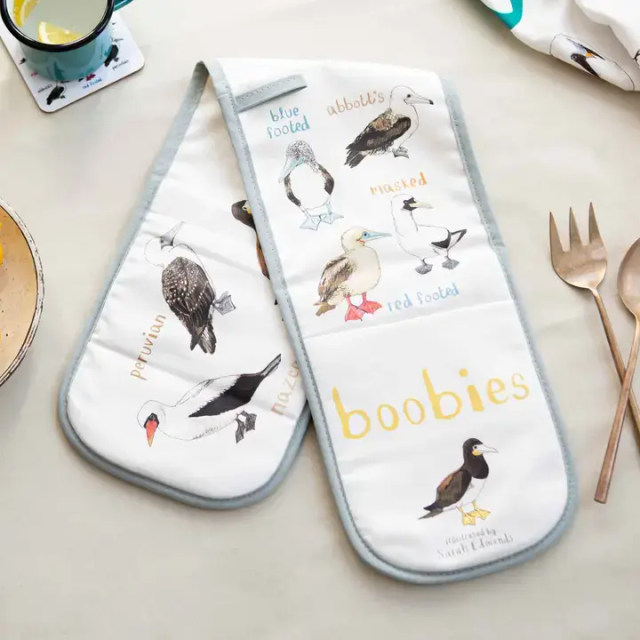 Boobies oven gloves