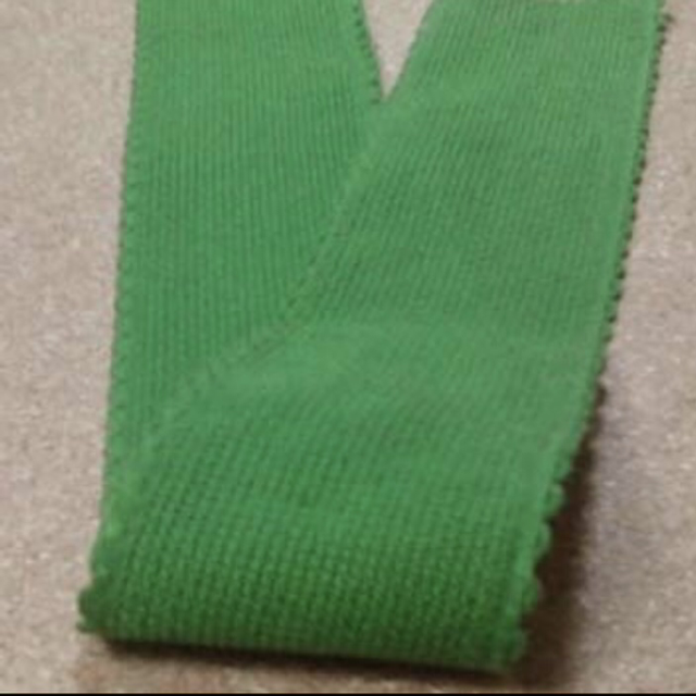 1” Green Aida Band with ( Green Edging) per metre 