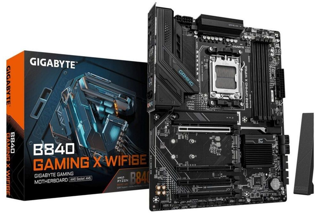 02.1.0044 – Scheda Madre Gigabyte B840 GAMING X WIFI6E DDR5 – ATX entry‑level con WiFi 6E per Ryzen 7000/8000/9000