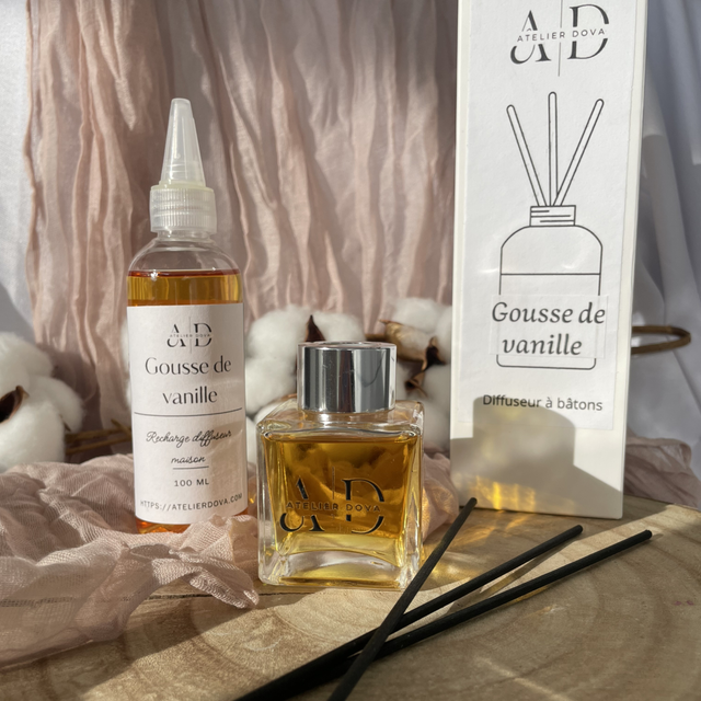 Diffuseur à bâtonnets gousse de vanille