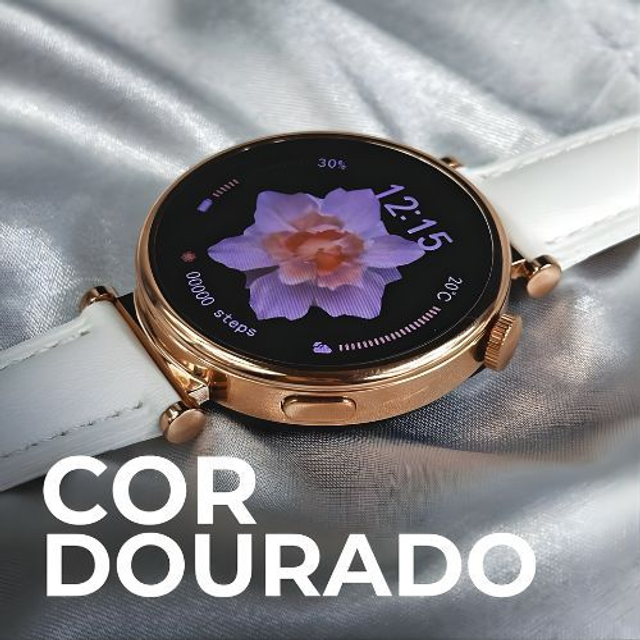 ÁUREA | TELA AMOLED | DUAS PULSEIRAS