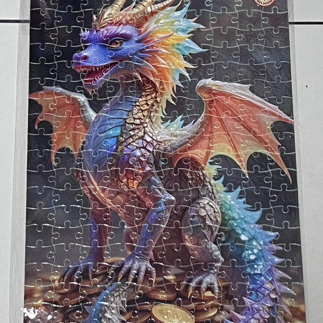 A3 sublimation with crystal rainbow baby dragon limited to 1