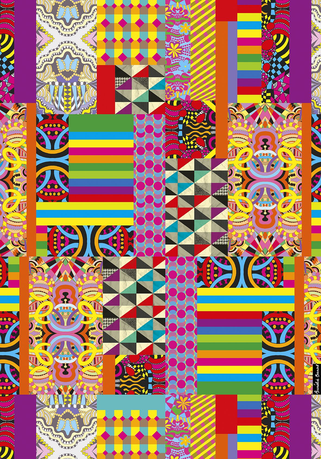 IMPRESSION D’ART / L’AMOUR EN MOTIFS COLORÉS