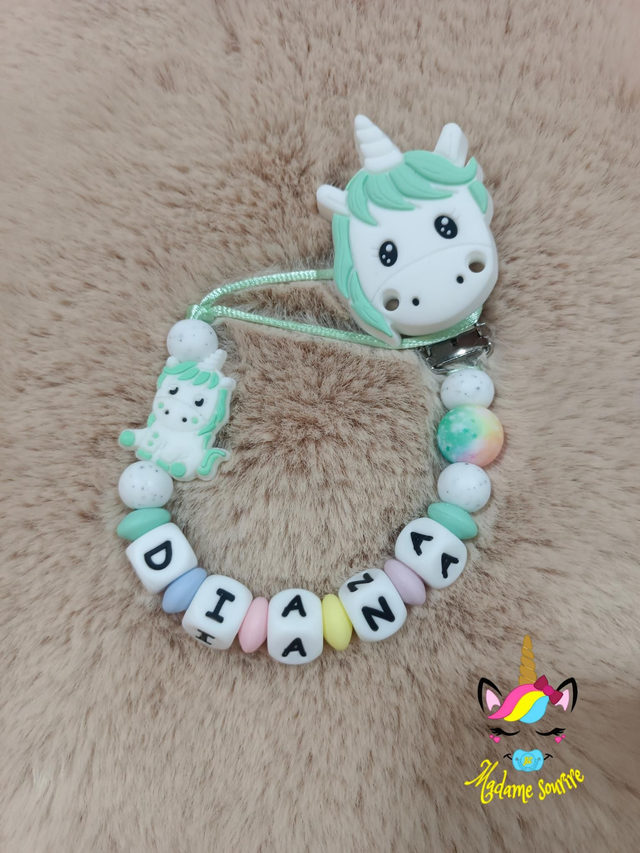 Attache Tétine Licorne