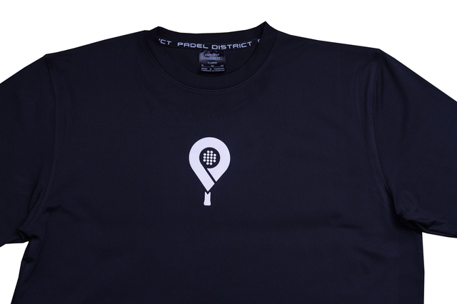 Padel District Shirt schwarz