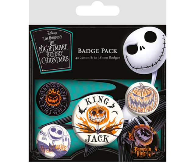 Nightmare Before Christmas: Jack Badge Pack