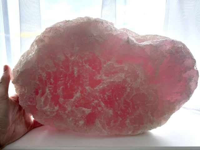 Rose Quartz Boulder - Raw 15kg