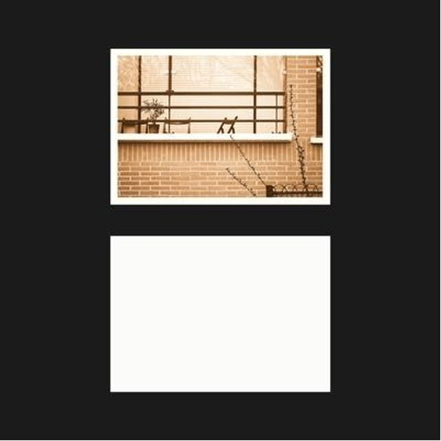 Carte A6 (Orange fluo et noir)