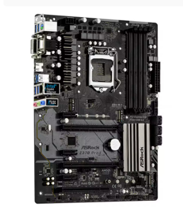 Asrock Z370 Pro 4 Moederbord met LGA 1151 