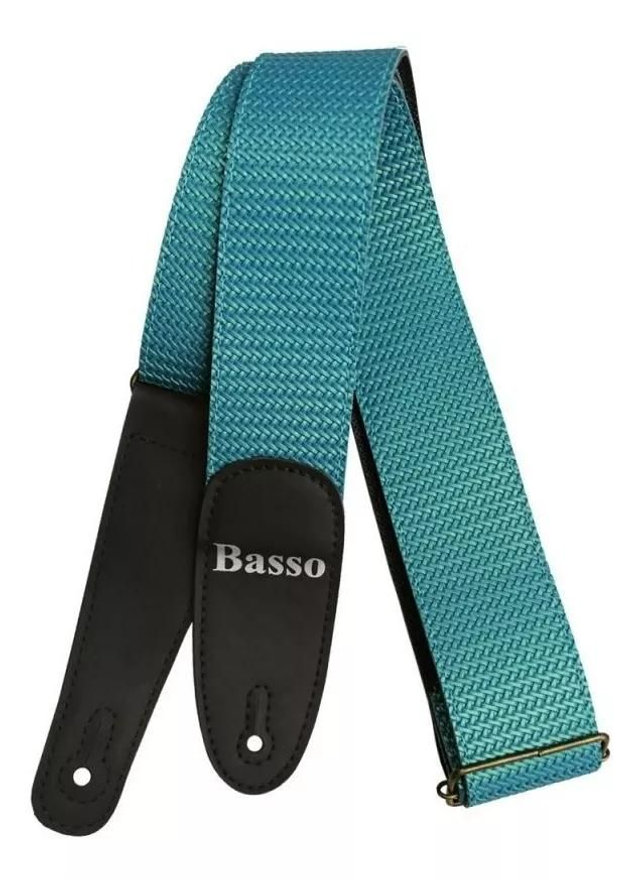 Correia Basso Straps EX23 Tresse Turquesa Cód 629