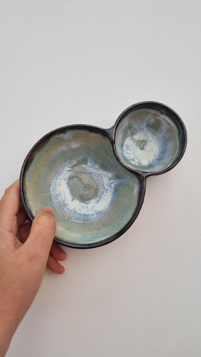 Double Dip Bowl in Ocean Waves
