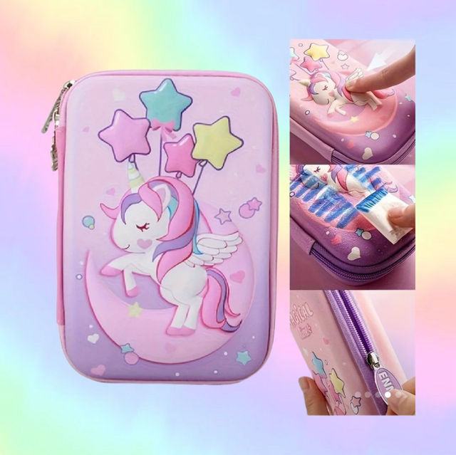 UNICORN ZIP PENCIL CASE (empty)
