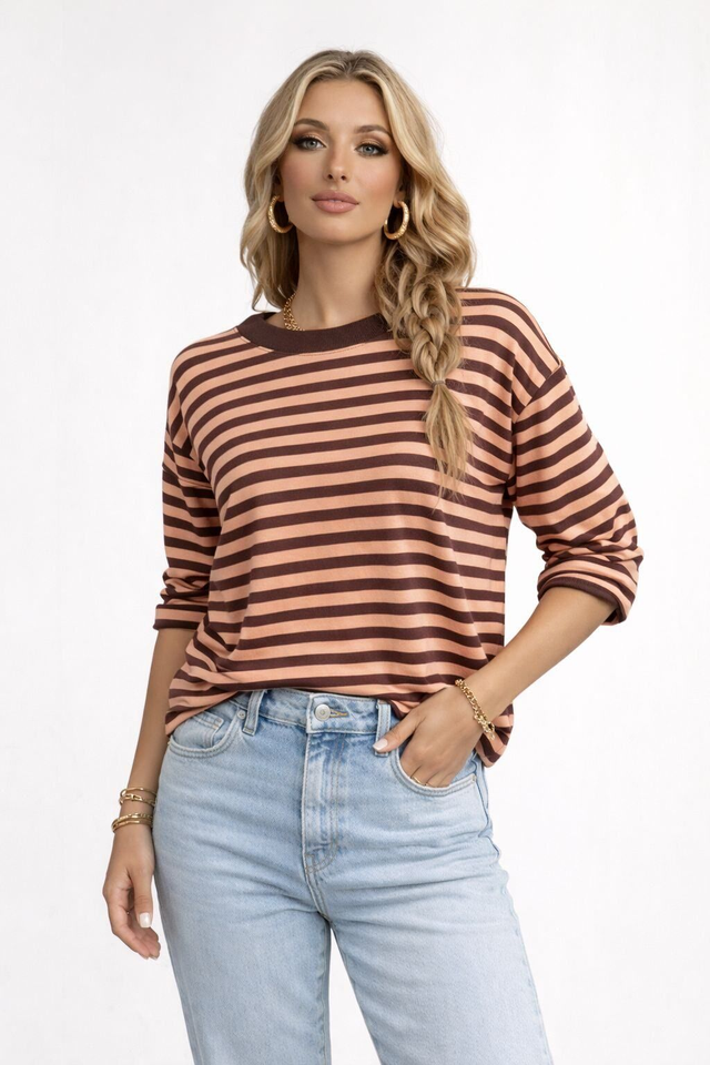 Striped Long Sleeve Top