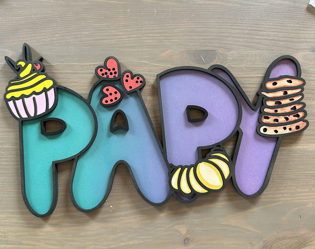 Panneau décoratif "Papy"