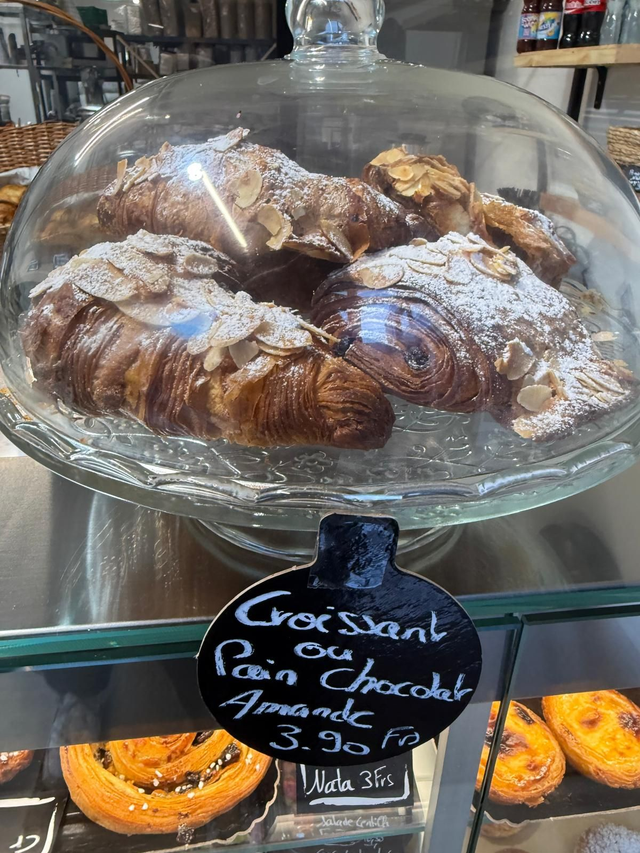 Pain chocolat aux amandes