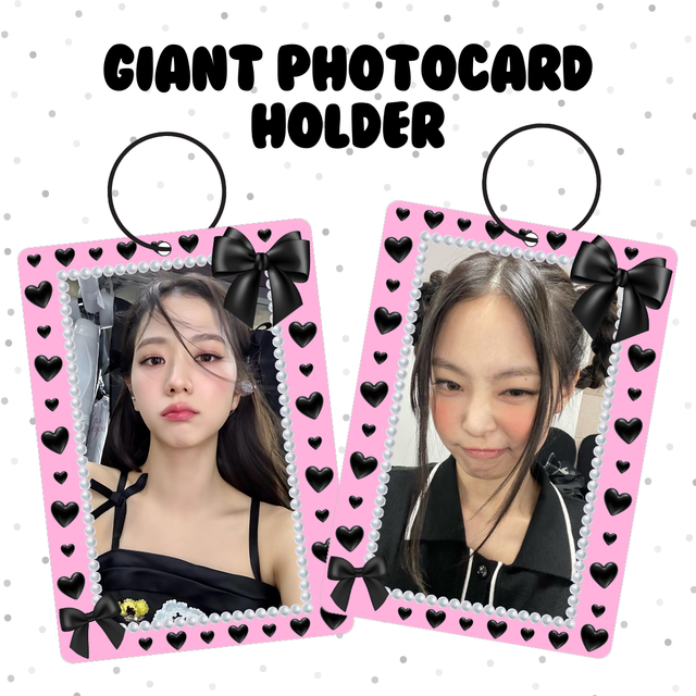 BLACKPINK Giant Photocard Holders