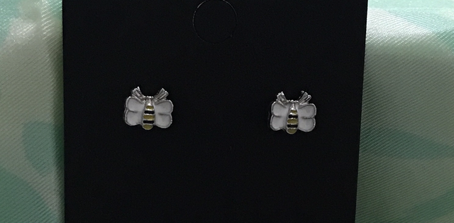 Children-Adult Studs -Clear Stone - CASECS03
