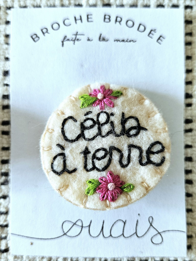 Broche - Célib à terre
