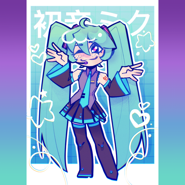Hatsune Miku Print