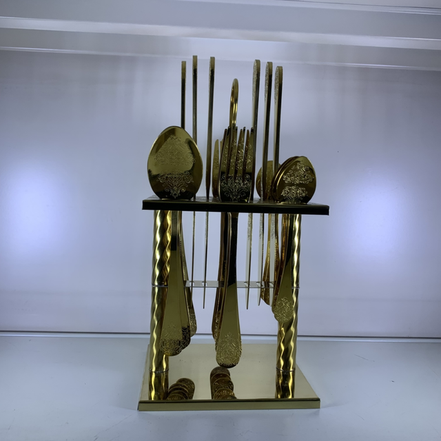 Ménagère 24 pieces doré-Luxury- 