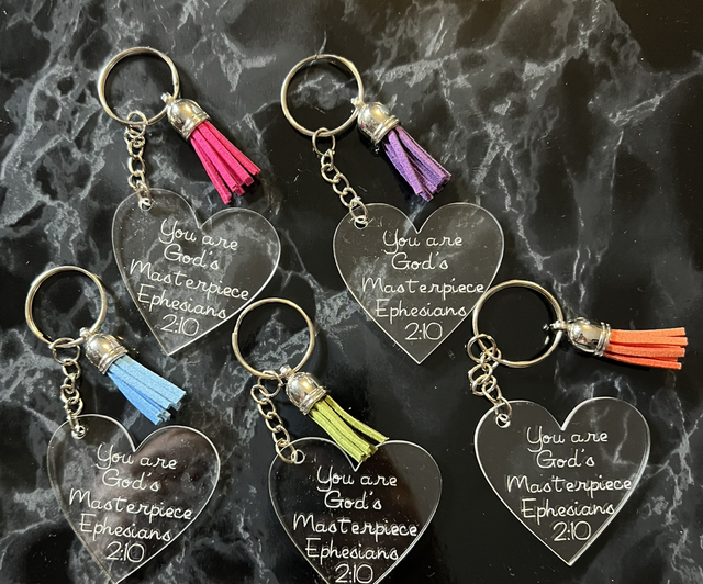 Ephesians 2:10 Keyring 