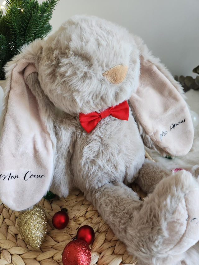 Peluche Lapin personnalisée St Valentin