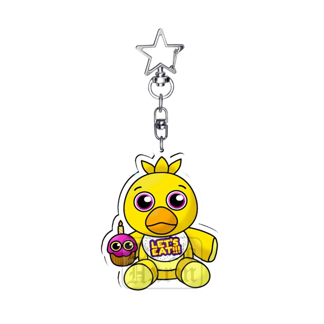 Chica Plushie Acrylic Keyring