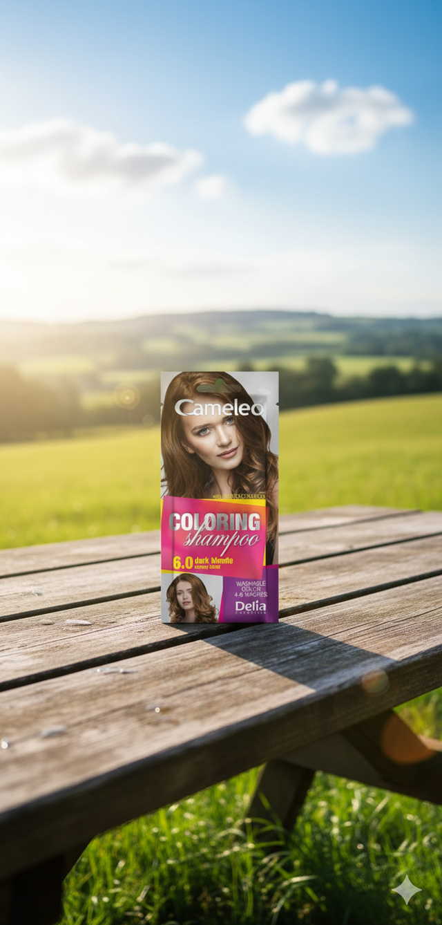 Shampoing colorant blond foncé