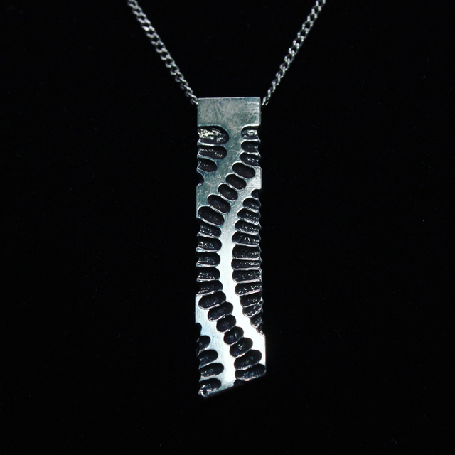 pendentif &quot;ossement &quot; - argent 925