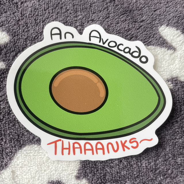 Avocado Sticker