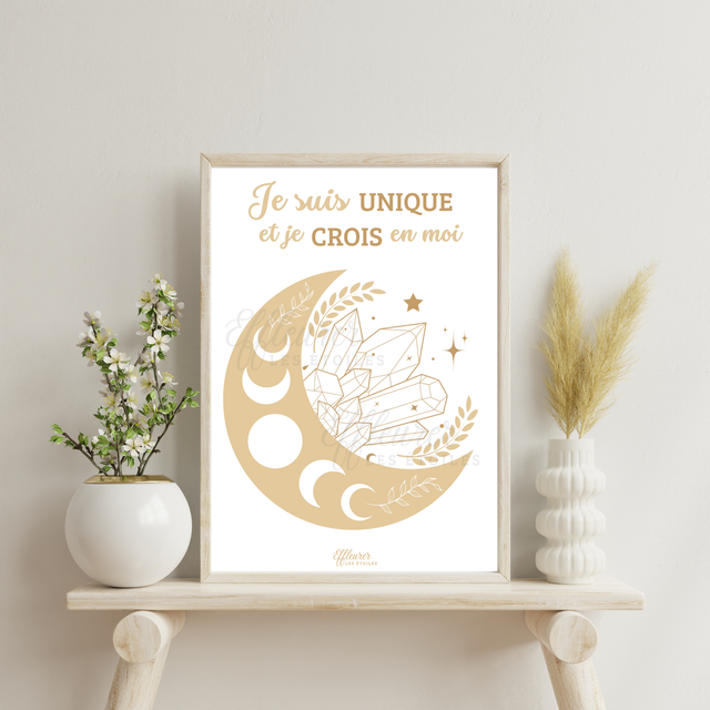 Affiche Mantra - Croire en moi