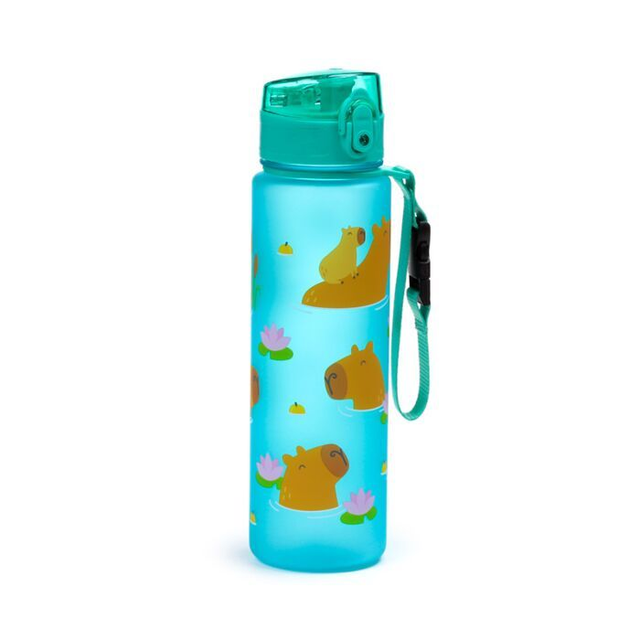 Capybara Shatterproof Pop Top Water Bottle 