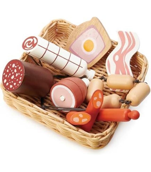 Jeu en bois - Panier charcuterie - Tenderleaf