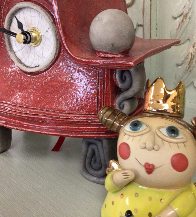 Sitting Angel with Dog