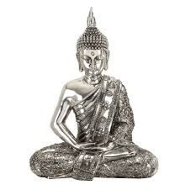Buddha-Figur aus kunstharz ,25x18x38 cm.